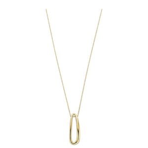 14 Karaat Gouden Ketting met Minimalistische Hanger