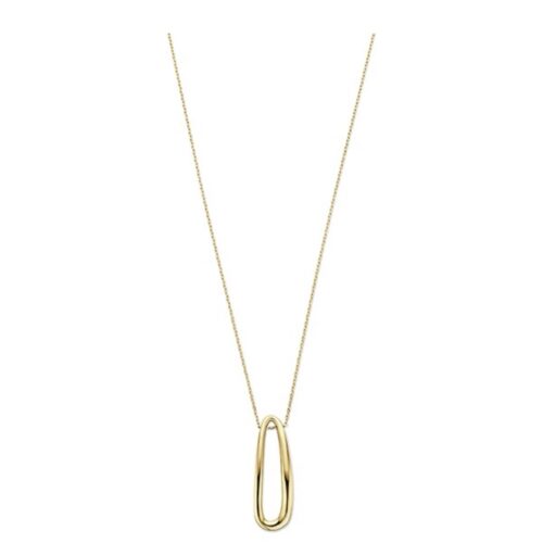 14 Karaat Gouden Ketting met Minimalistische Hanger