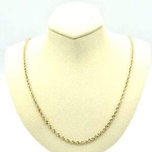 14 Karaat Gouden Ketting 45 cm – Gepolijst | Tijdloze Gouden Halsketting