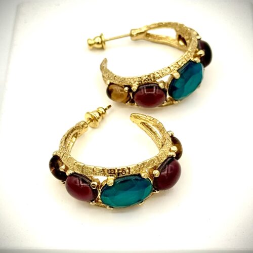 Gas Bijoux statement oorbellen van verguld chirurgisch metaa