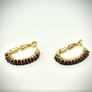 Gas Bijoux - Lier oorringen - Carneool