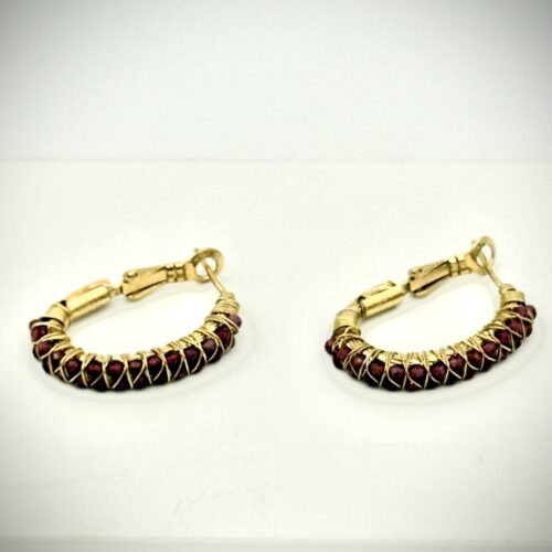 Gas Bijoux - Lier oorringen - Carneool