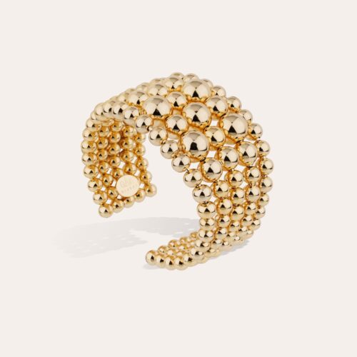 Gas Bijoux Multiperla armband goud brede verstelbare armband